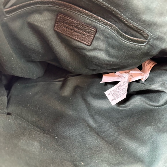 Zara Dark Green Thick 100% Pebble Cow Leather Tote bag - Picture 13 of 16